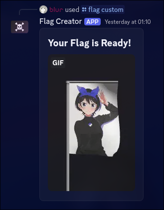 Custom Flag Example